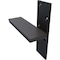 Ekena Millwork 2 1/2"W x 8"D Floating Steel Heavy Duty Wall Mount, Powder Coated Black BKTM02X08FWPBL - alternate 2